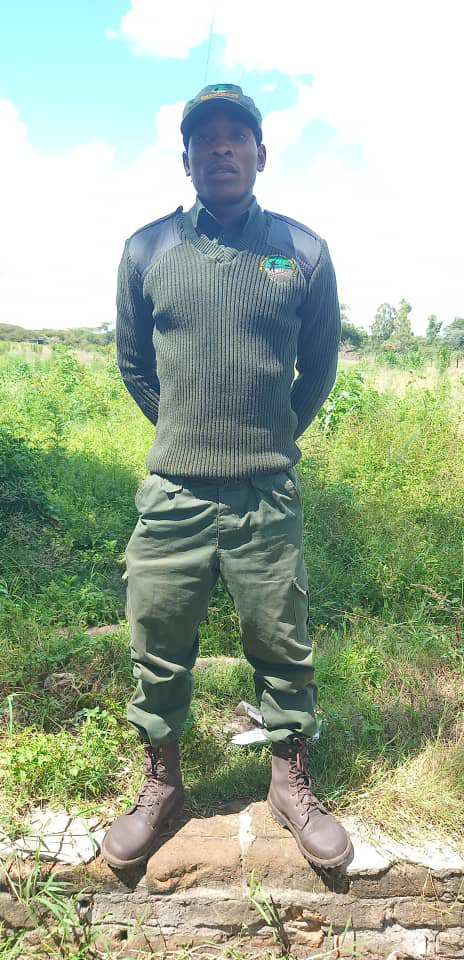 A ranger standing proudly in uniform